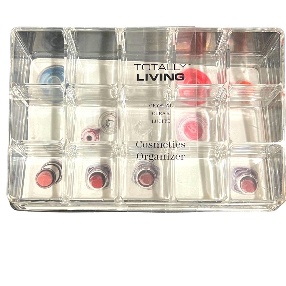 Acrylic Clear Cosmetic Organizer 15 Slots